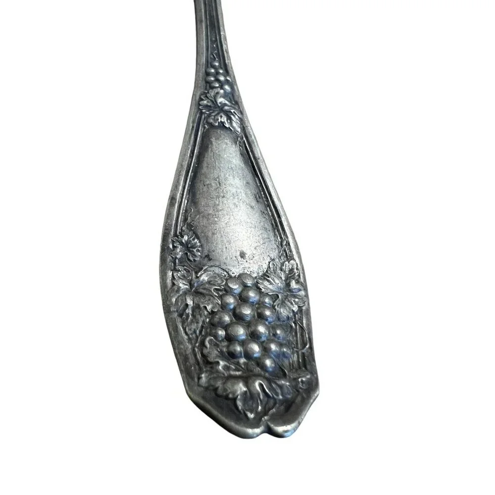 RCCO Bouquet‎ Plate Vendome Silverplate Meat Fork 8 1/2”